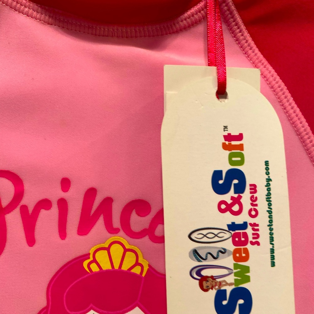 Girls size 12 months surf swimwear brand new sweet and soft brand